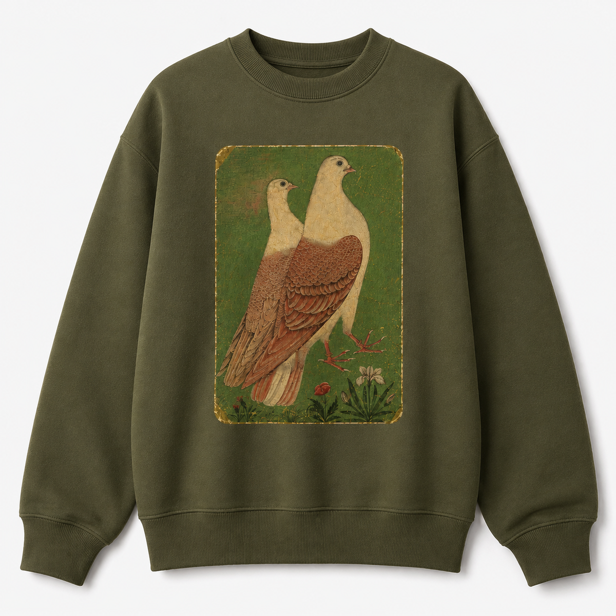Back view of off-white Pigeon Pair Sweatshirt