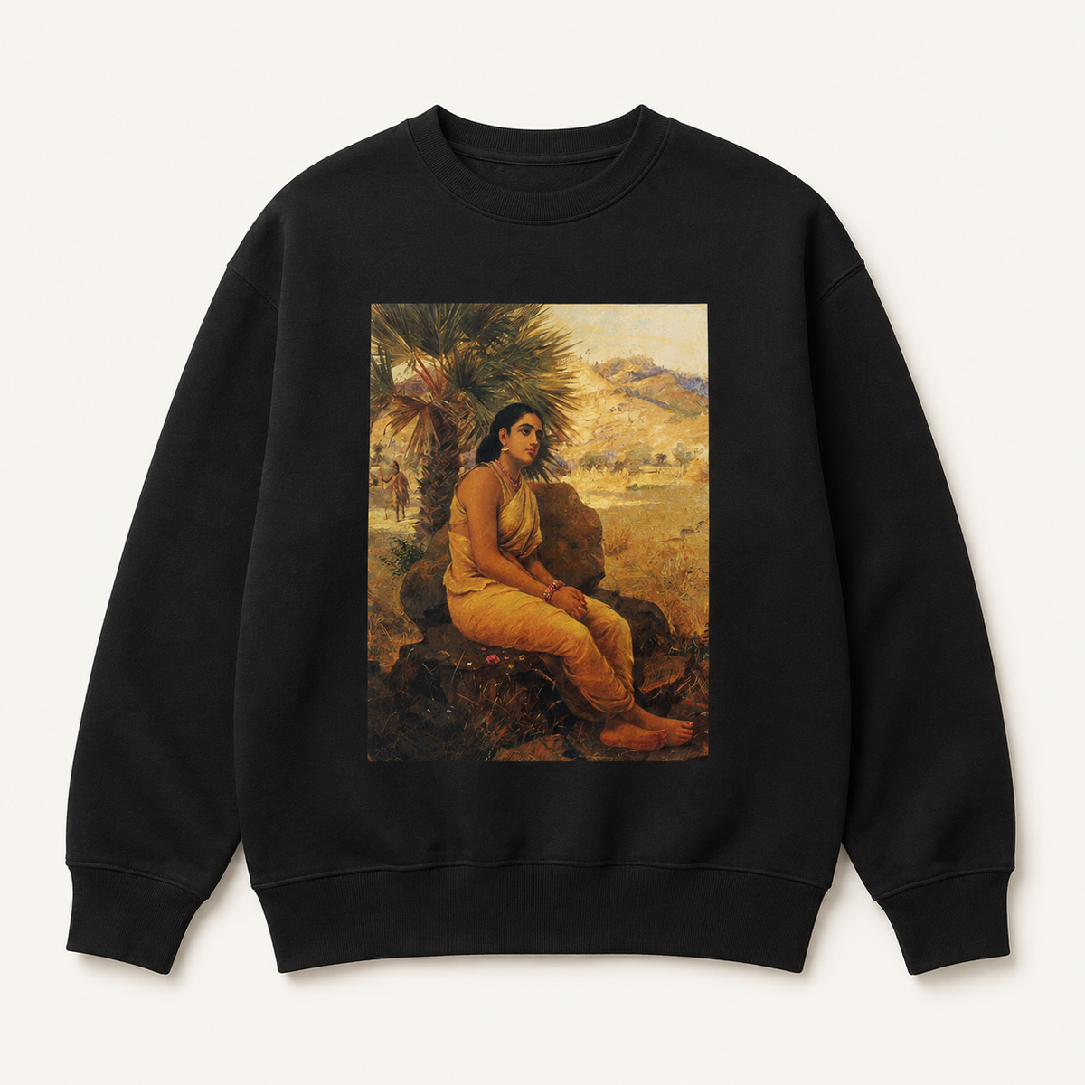 Shakuntala by Raja Ravi Varma Sweatshirt