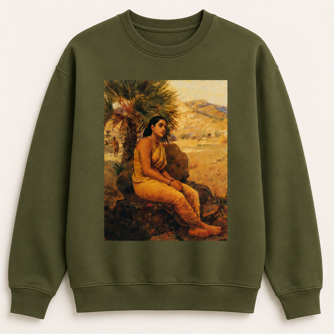 Shakuntala by Raja Ravi Varma Sweatshirt