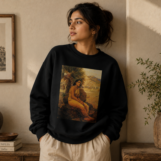 Shakuntala by Raja Ravi Varma Sweatshirt