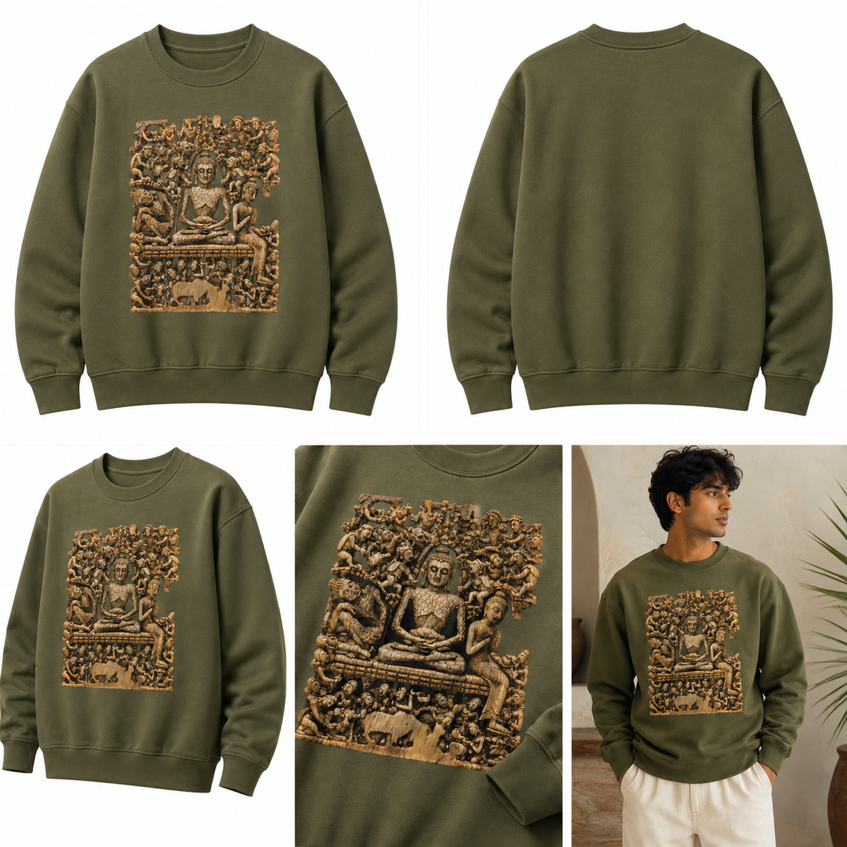 Fasting Buddha Sweatshirt