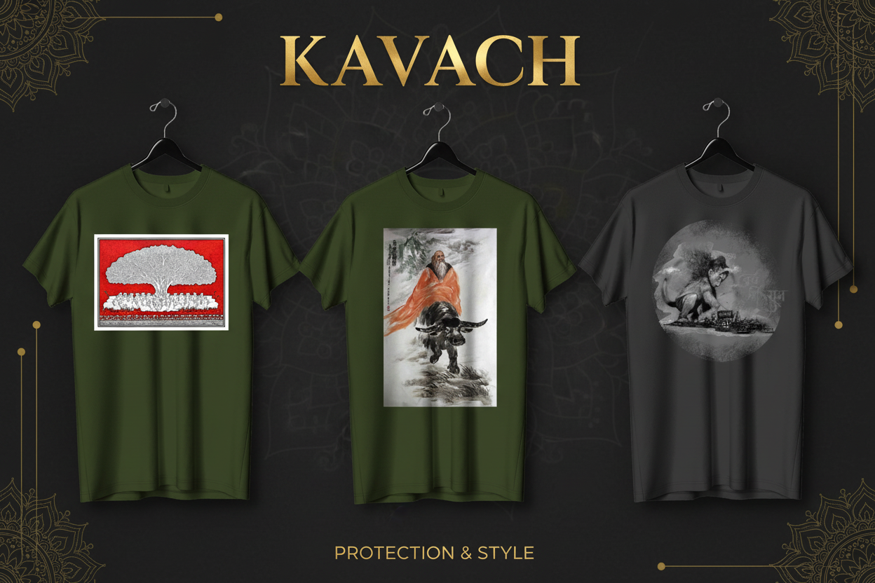 Kavach T-shirt Collection Banner