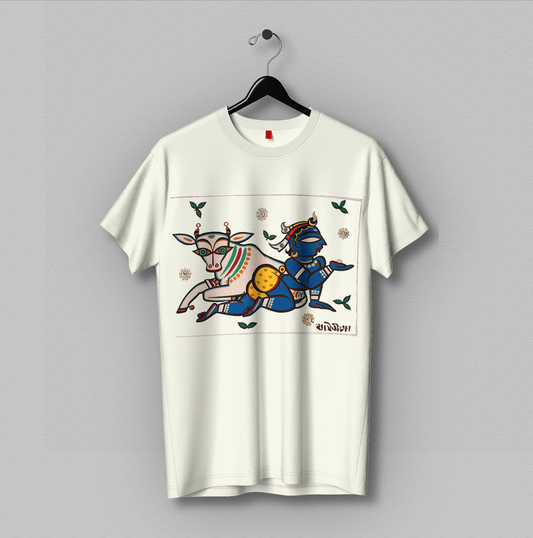 Baby Krishna with Holy Cow T-Shirt Unisex